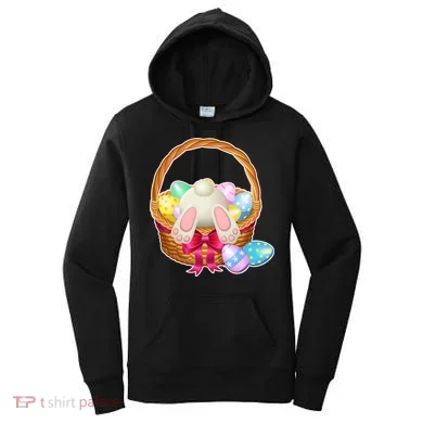 Cute Easter Bunny Basket Women's Hoodie