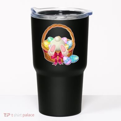 Cute Easter Bunny Basket Tumbler