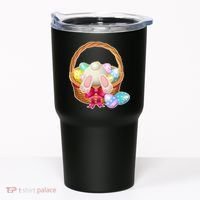 Cute Easter Bunny Basket Tumbler thumb 0