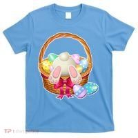 Cute Easter Bunny Basket T-Shirt thumb 0