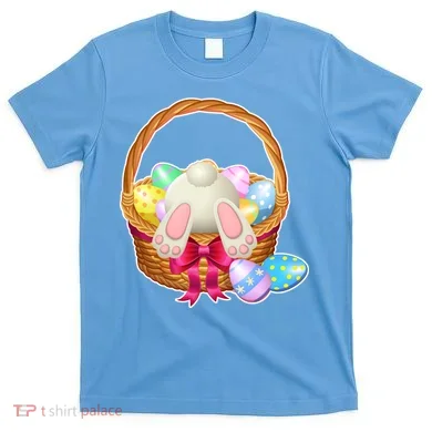 Cute Easter Bunny Basket T-Shirt