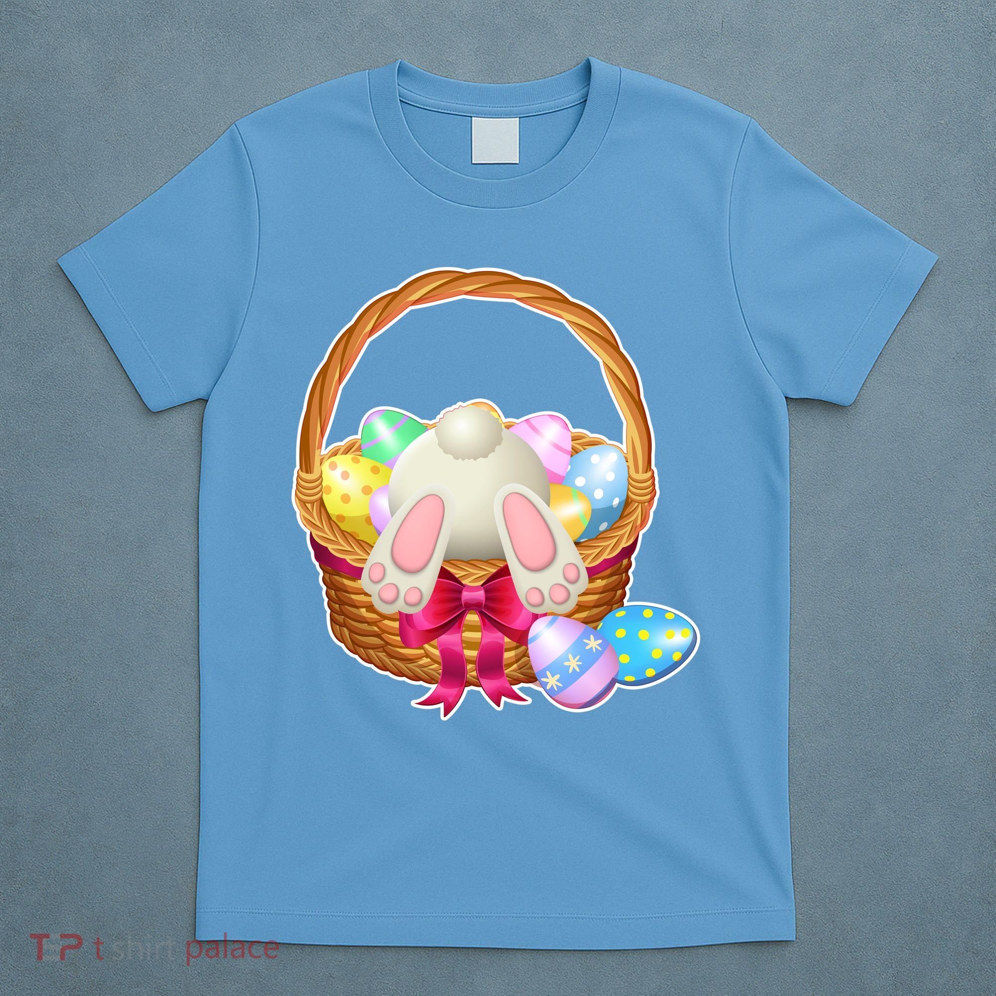 Cute Easter Bunny Basket T-Shirt