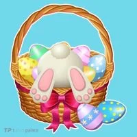 Cute Easter Bunny Basket T-Shirt thumb 6