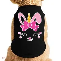 Cute Easter Bunny Unicorn Magical Doggie Tank thumb 0