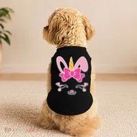 Cute Easter Bunny Unicorn Magical Doggie Tank thumb 2