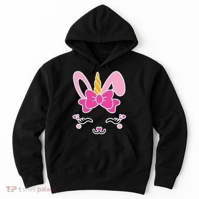 Cute Easter Bunny Unicorn Magical Hoodie