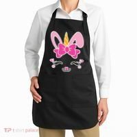 Cute Easter Bunny Unicorn Magical Apron thumb 2