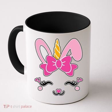 Cute Easter Bunny Unicorn Magical Coffee Mug