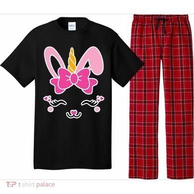 Cute Easter Bunny Unicorn Magical Pajama Set