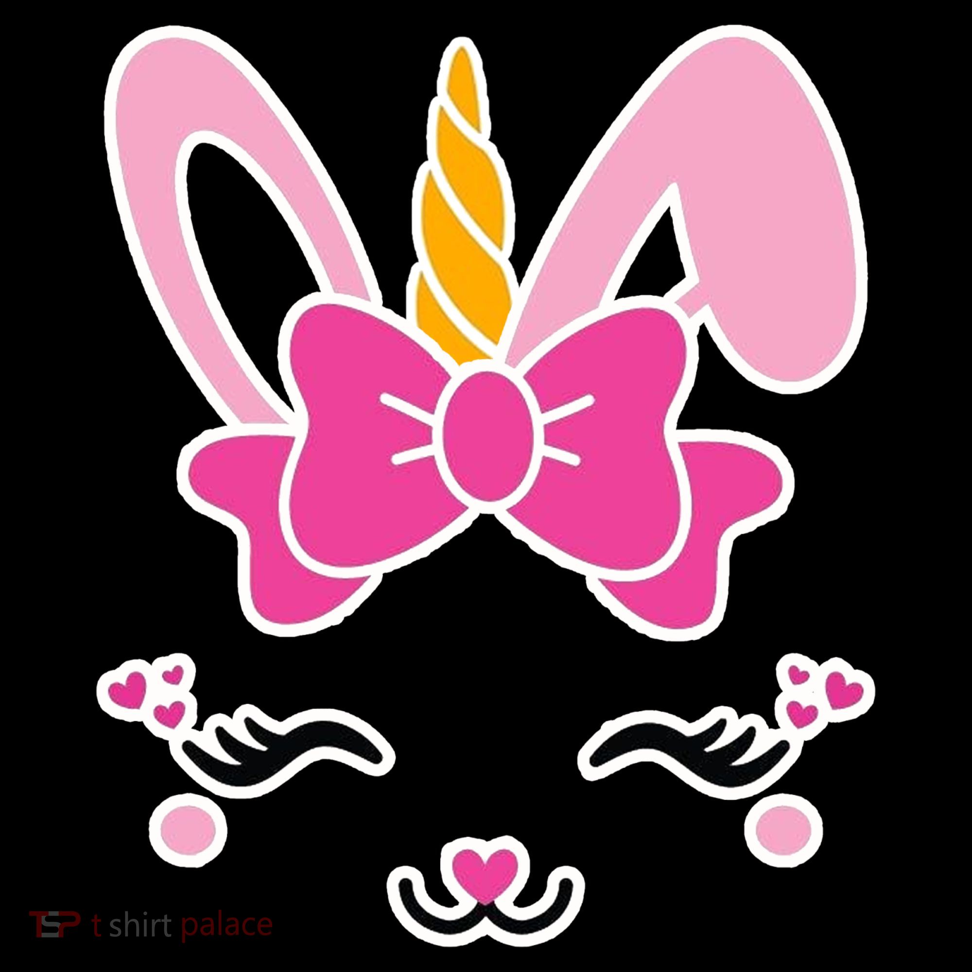 Cute Easter Bunny Unicorn Magical Mousepad