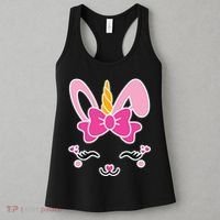 Cute Easter Bunny Unicorn Magical Women's Tank Top thumb 3