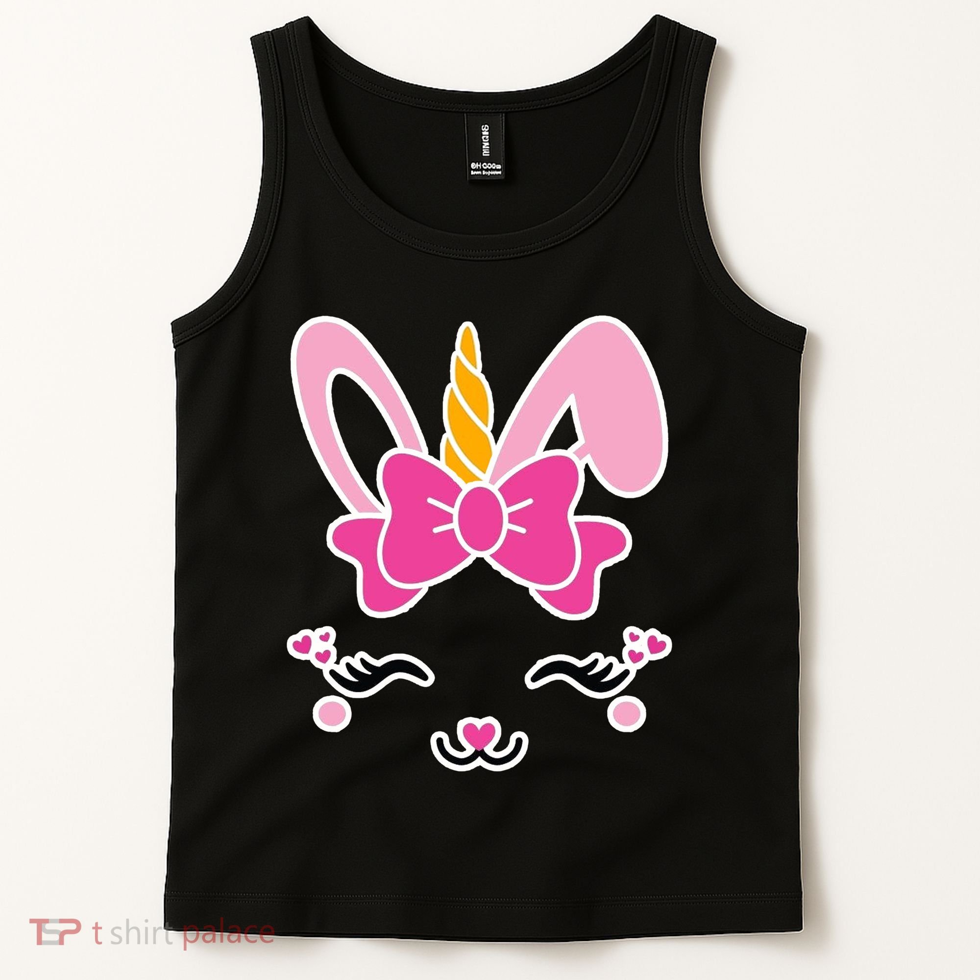 Cute Easter Bunny Unicorn Magical Tank Top