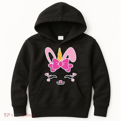Cute Easter Bunny Unicorn Magical Kids Hoodie