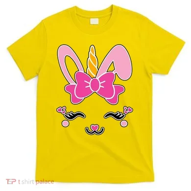 Cute Easter Bunny Unicorn Magical T-Shirt