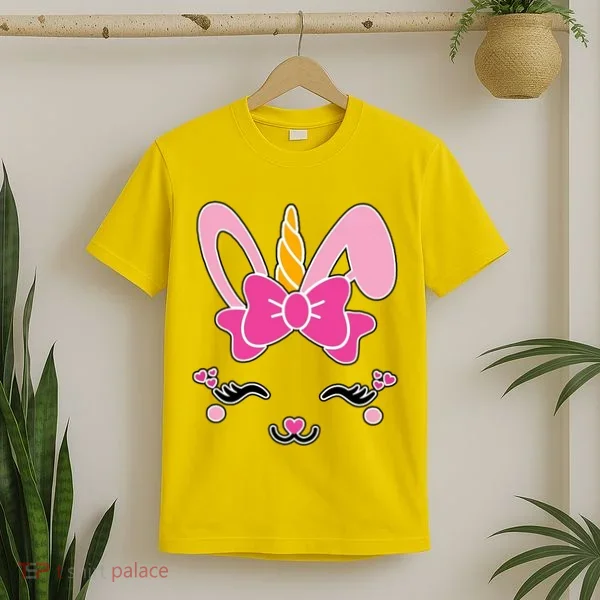Cute Easter Bunny Unicorn Magical T-Shirt