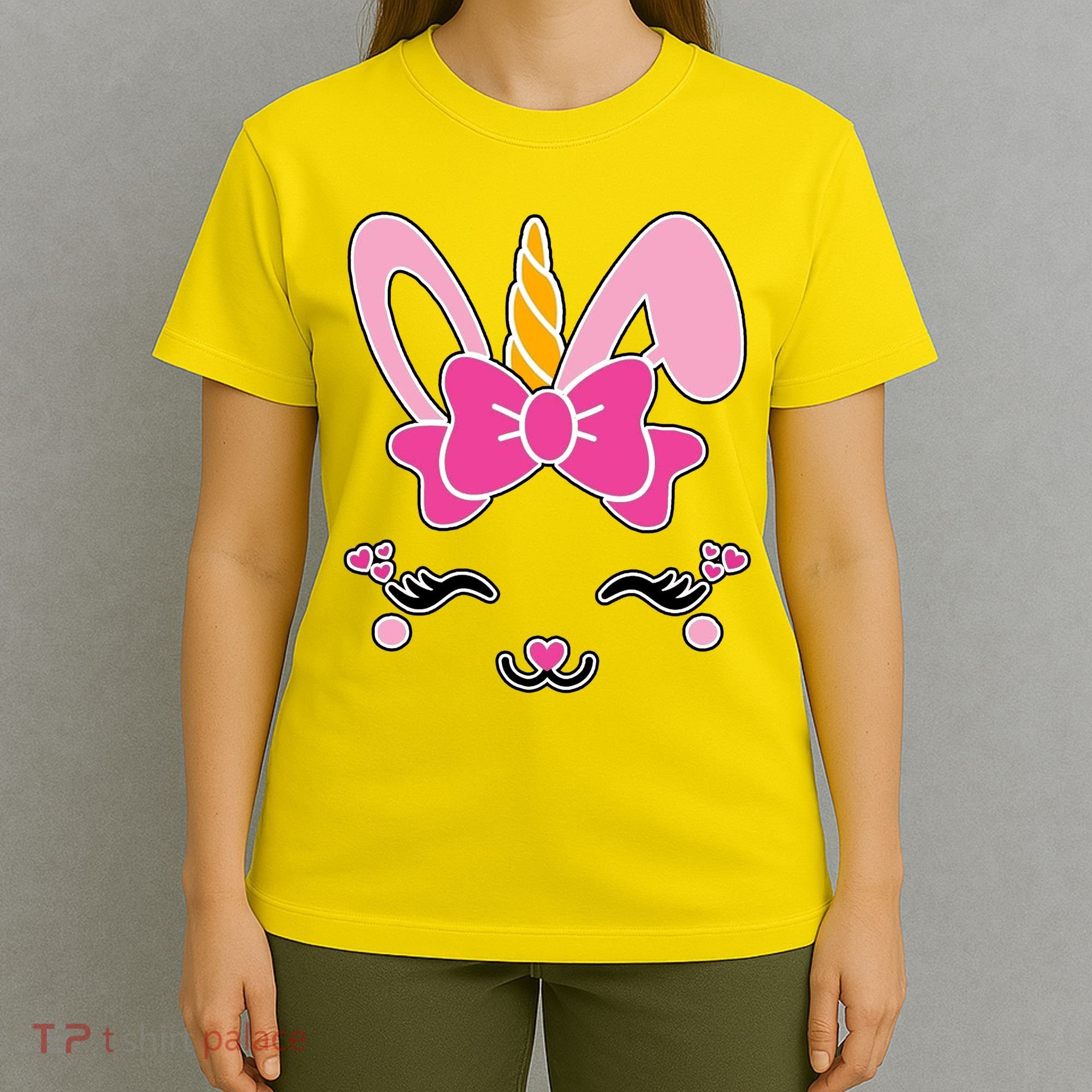 Cute Easter Bunny Unicorn Magical T-Shirt