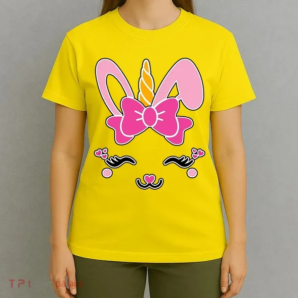 Cute Easter Bunny Unicorn Magical T-Shirt