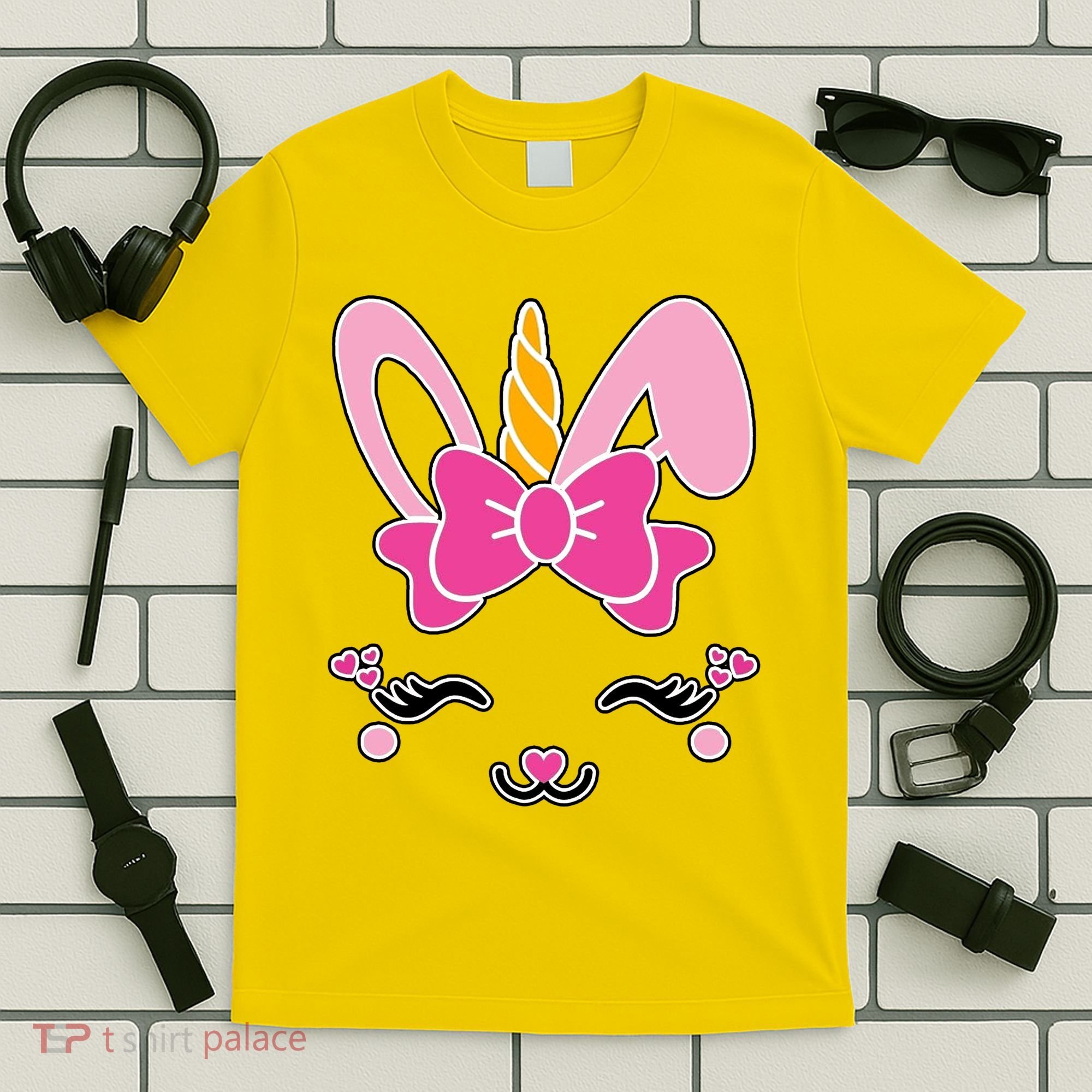 Cute Easter Bunny Unicorn Magical T-Shirt