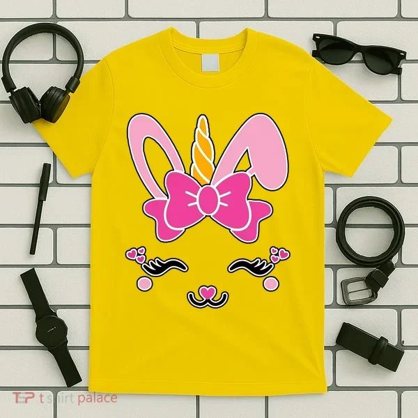 Cute Easter Bunny Unicorn Magical T-Shirt