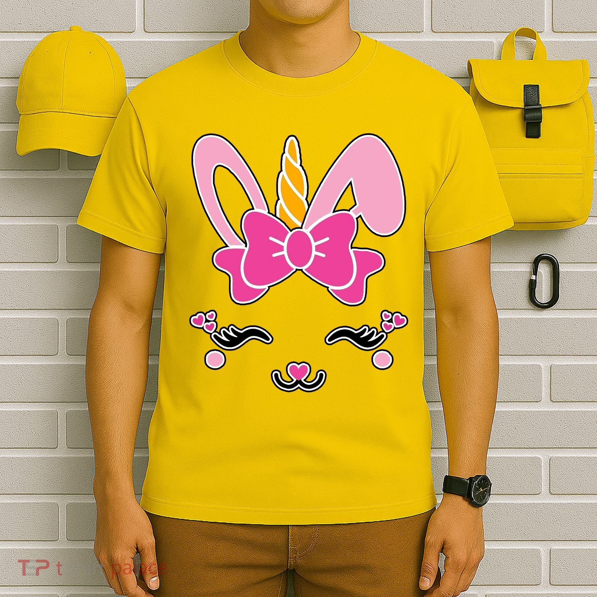 Cute Easter Bunny Unicorn Magical T-Shirt