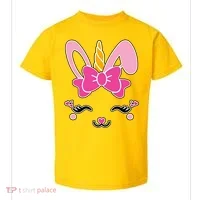 Cute Easter Bunny Unicorn Magical Toddler T-Shirt thumb 0