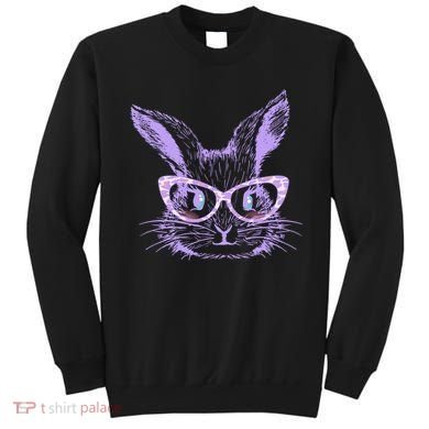 Cute Easter Bunny With Glasses Sweatshirt