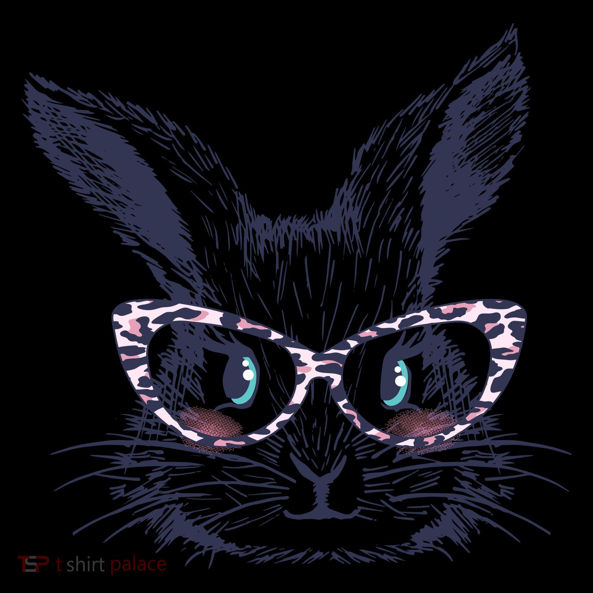 Cute Easter Bunny With Glasses Coffee Mug