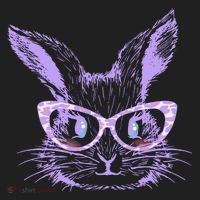 Cute Easter Bunny With Glasses Tumbler thumb 3