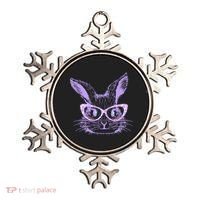 Cute Easter Bunny With Glasses Ornament thumb 0