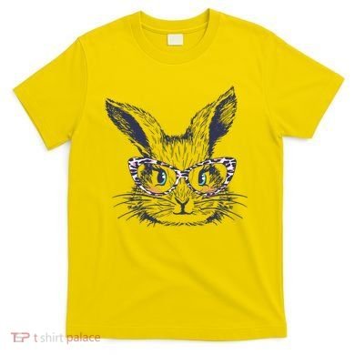 Cute Easter Bunny With Glasses T-Shirt