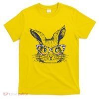 Cute Easter Bunny With Glasses T-Shirt thumb 0