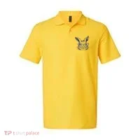 Cute Easter Bunny With Glasses Polo thumb 0