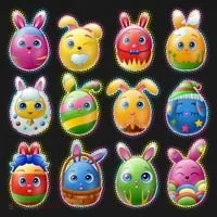 Cute Easter Eggs Doggie Tank thumb 4