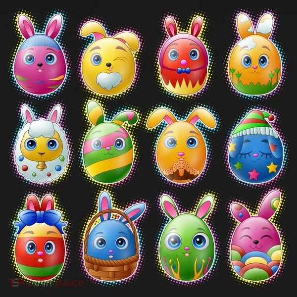 Cute Easter Eggs Doggie Tank