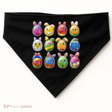 Cute Easter Eggs USA-Made Doggie Bandana