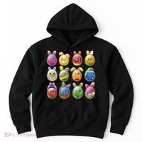 Cute Easter Eggs Hoodie thumb 0