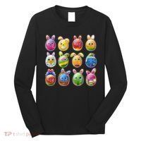 Cute Easter Eggs Long Sleeve Shirt thumb 0