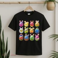 Cute Easter Eggs T-Shirt thumb 2