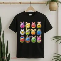 Cute Easter Eggs T-Shirt thumb 2