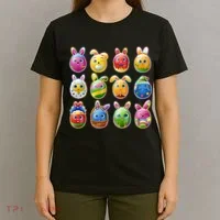 Cute Easter Eggs T-Shirt thumb 4