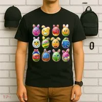 Cute Easter Eggs T-Shirt thumb 6
