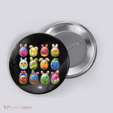 Cute Easter Eggs Button