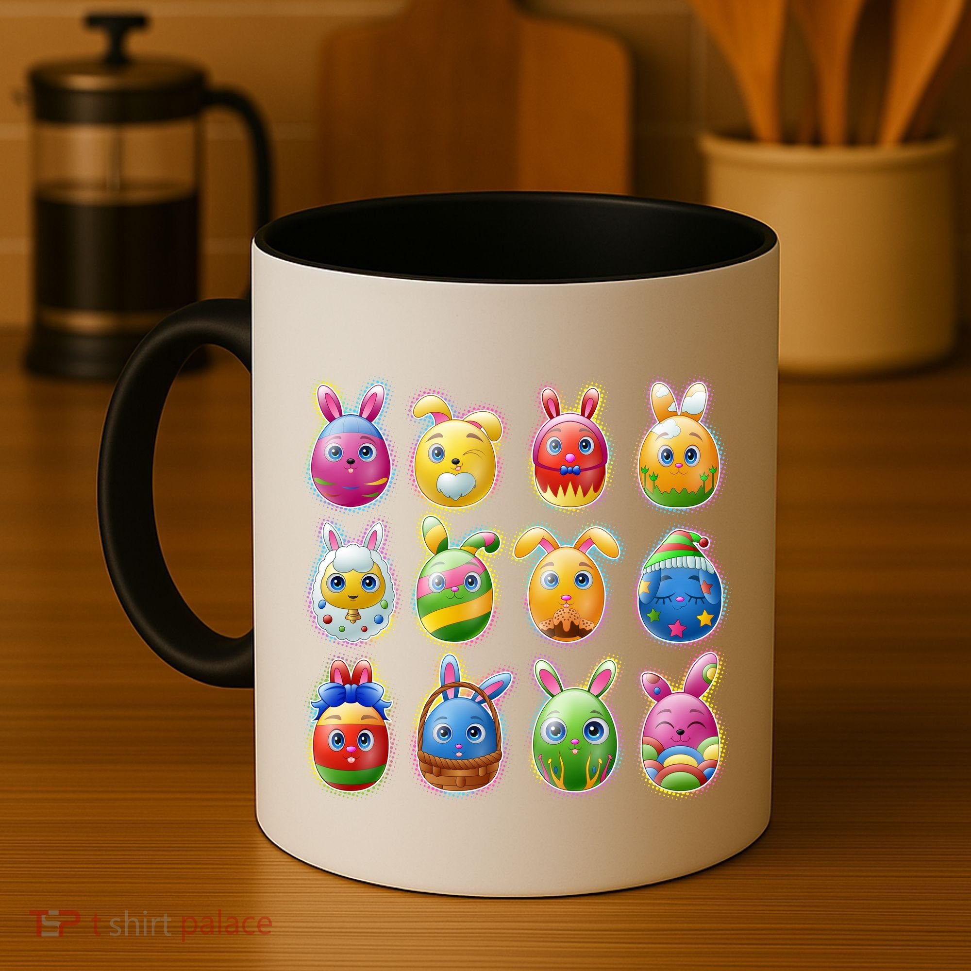 Cute Easter Eggs Coffee Mug