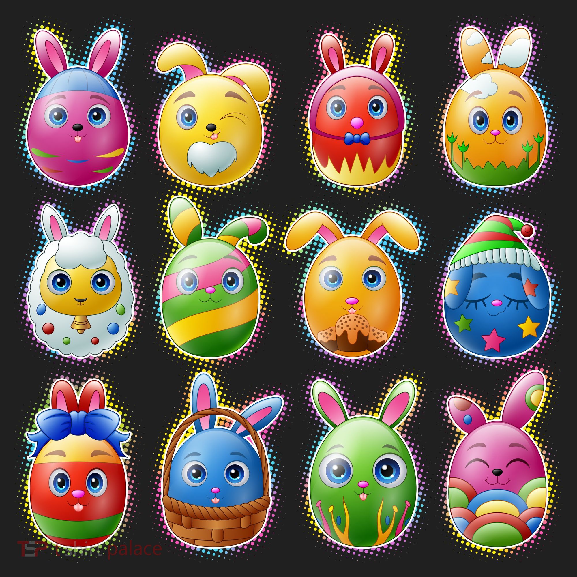 Cute Easter Eggs Tumbler