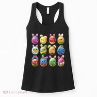 Cute Easter Eggs Women's Tank Top thumb 0