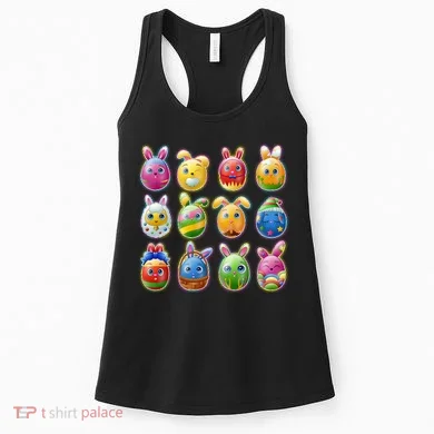Cute Easter Eggs Women's Tank Top