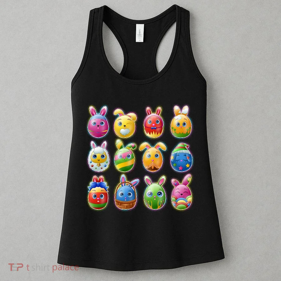 Cute Easter Eggs Women's Tank Top