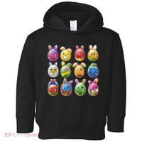 Cute Easter Eggs Toddler Hoodie thumb 0
