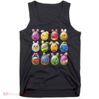 Cute Easter Eggs Tank Top thumb 0