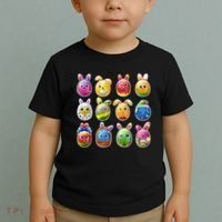 Cute Easter Eggs Toddler T-Shirt thumb 2